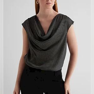 Express Satin Polka Dot Bodysuit